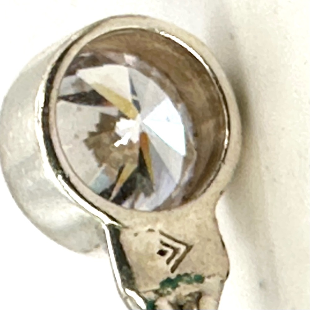 Silpada B2400 Punctuation Sterling Silver & CZ Flexible Cuff Bracelet - Picture 5 of 6